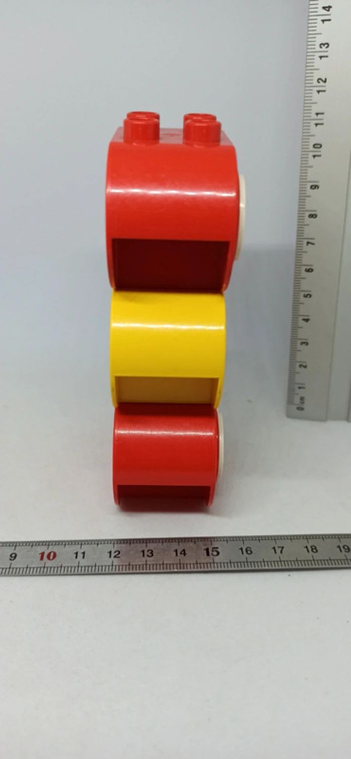 3 briques avec yeux ou dessin animal lego duplo - photo numéro 5