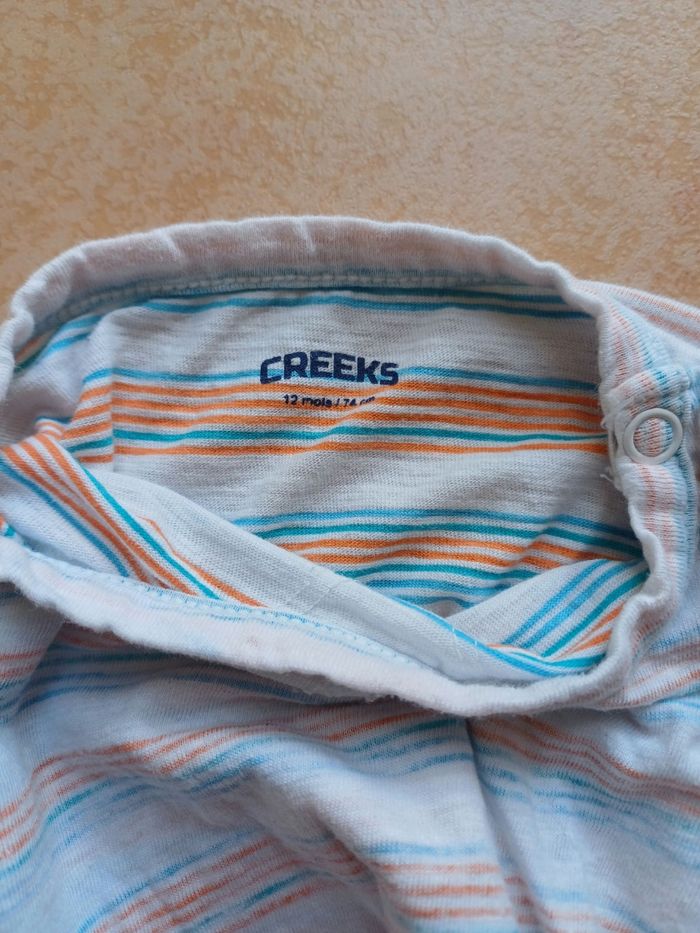 Tee shirt 12 mois creeks - photo numéro 4