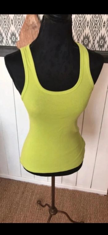 Débardeur vert, camaïeu, taille s