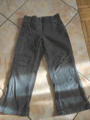 Pantalon velours 4 ans