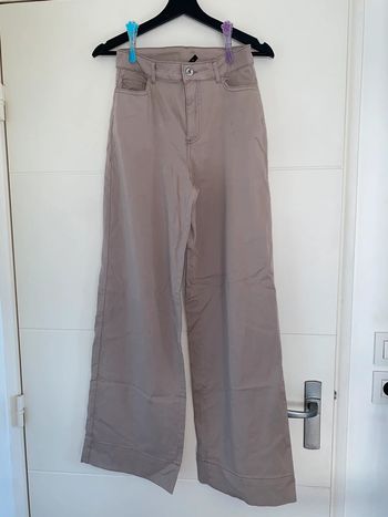 Pantalon droit taupe