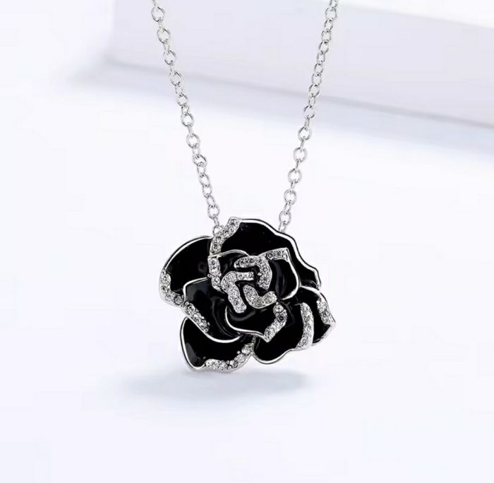 Parure rose noire - photo numéro 4