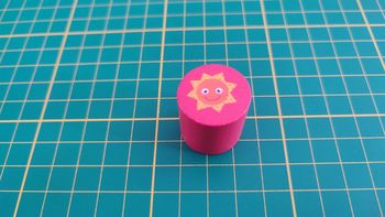 Bloc moyen soleil pièce détachée jeu de société Playtive Jeu d'équilibre #C67