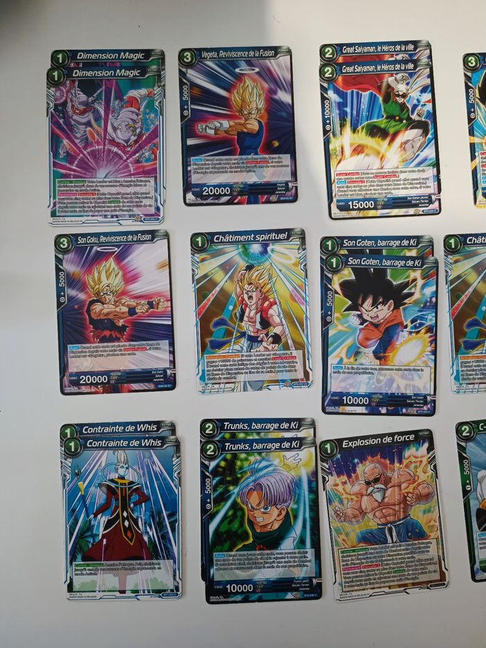 Lots cartes Dragon Ball Super - photo numéro 3