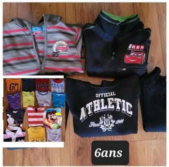 Lot t-shirt et pulls taille 6ans