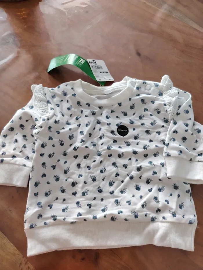 Jolie pull fleurs