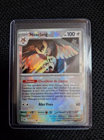 Noarfang 078 carte Pokémon