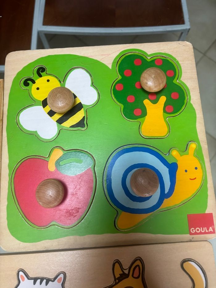 Lot puzzle bois - photo numéro 2