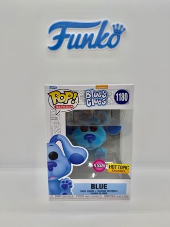 Funko Pop Blue’s Clues Blue 1180 Flocked Hot Topic Exclusive 🇺🇸