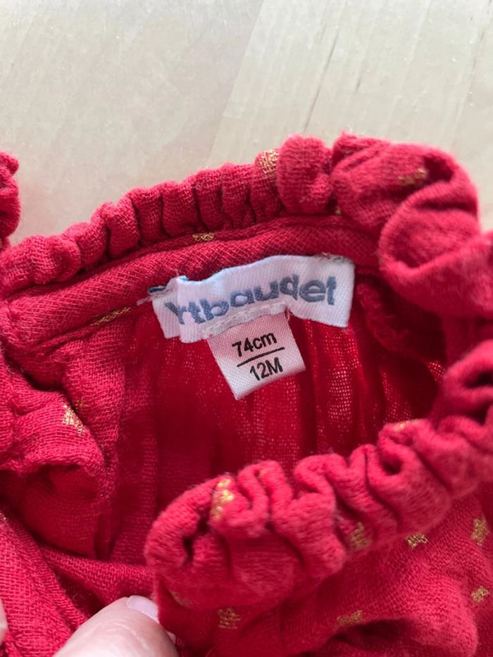Très jolie robe verbaudet 12 mois assez fine - photo numéro 2