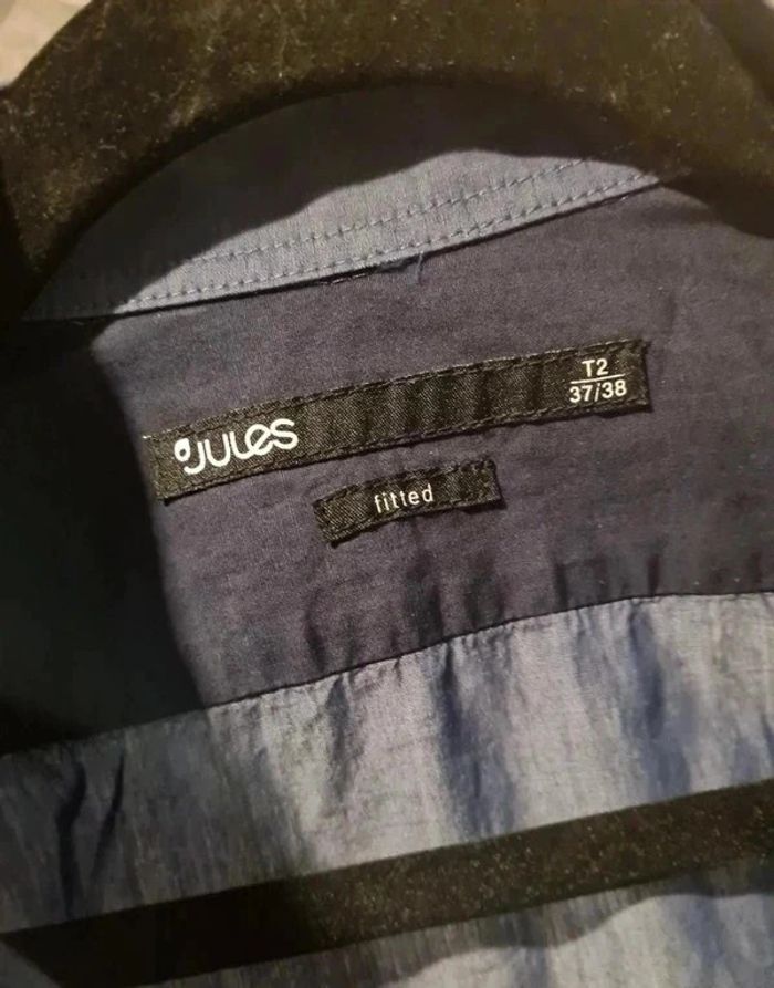Chemise Jules M 38 bleue jean - photo numéro 3