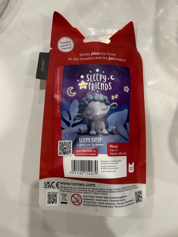 Figurine tonies mouton noir bleu gris pour toniebox - photo numéro 2