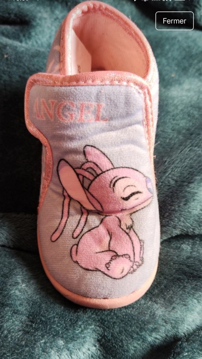 🌞Chaussons stich et Angel. Pointure en 25🌞 envoye rapide ou aujourd'hui 🌊 - photo numéro 3
