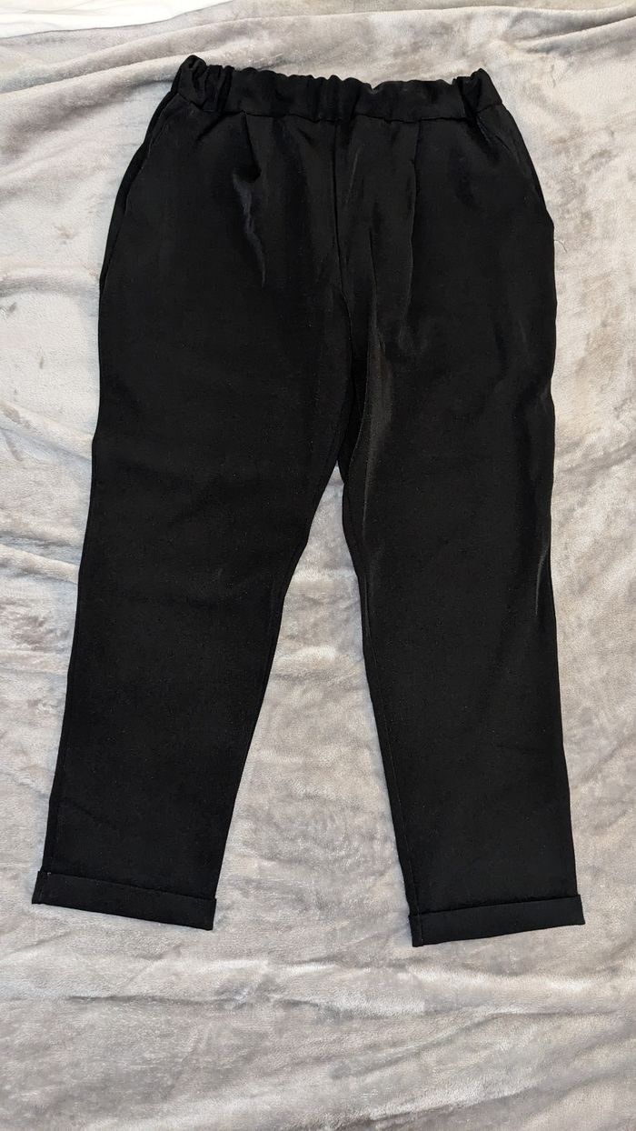 Pantalon Noir Polyester