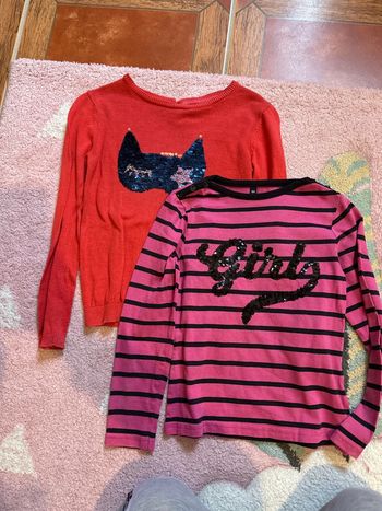 Lot de 2 pulls taille 8ans