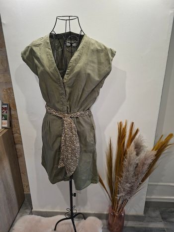 👗 Robe Chemise Kaki Le Temps des Cerises - Taille M