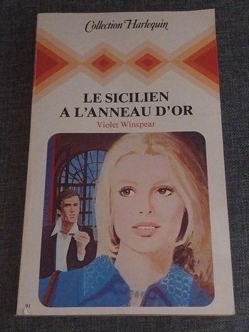 Le Sicilien à l'anneau d'or Violet Winspear 1979 Harlequin