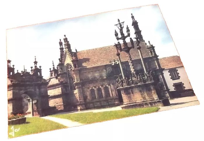 Carte postale grand format Saint-Thégonnec (Finistère)