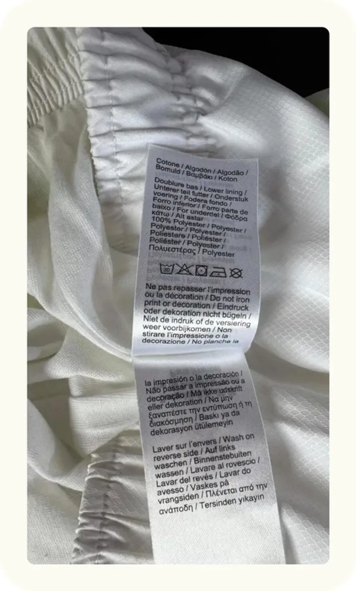 Pantalon survêtement jogging blanc homme Lacoste Taille M 38 - photo numéro 5