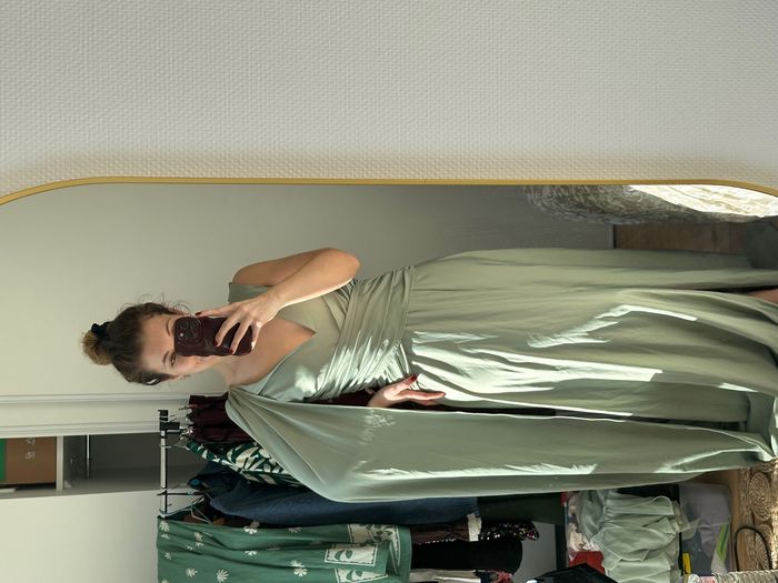 Robe longue avec drapée - photo numéro 5