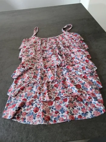 Haut femme fleuri taille unique