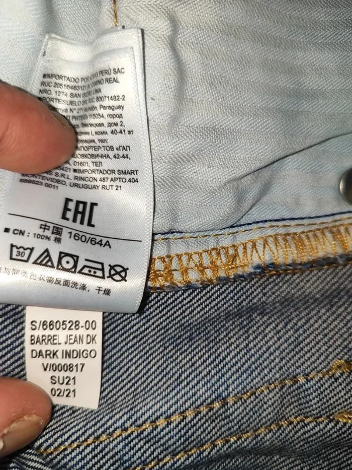 Jeans taille haute GAP bleu Taille S - Le confort d'un basique intemporel ! - photo numéro 6
