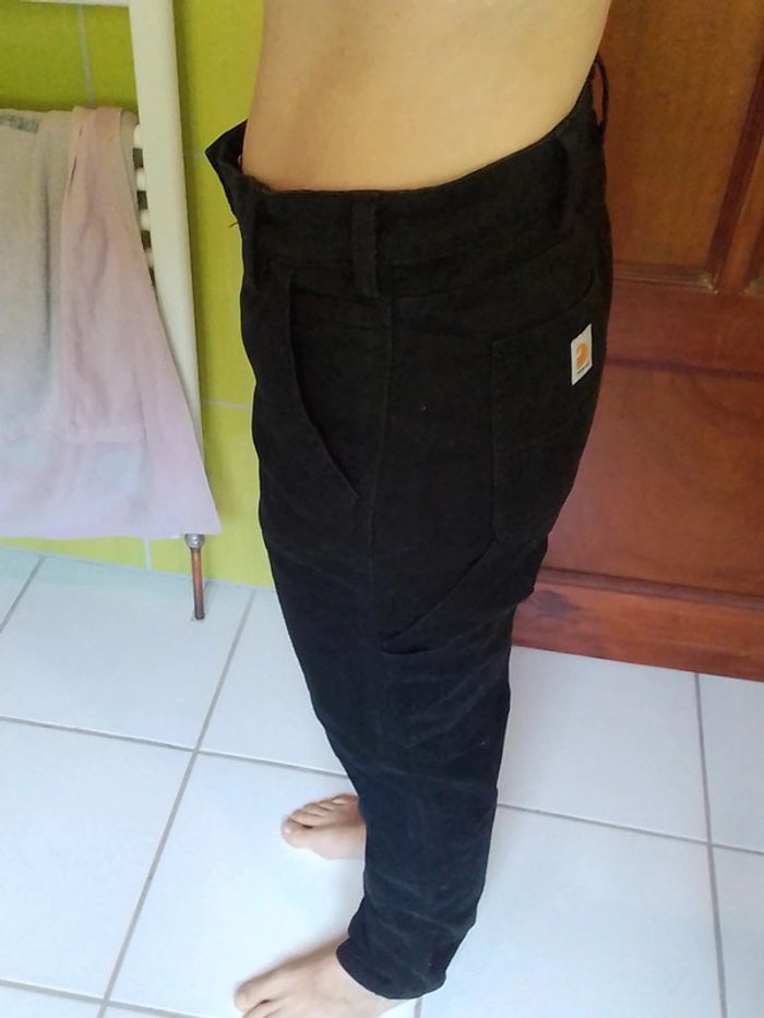 Pantalon femme noir droit Carhartt - photo numéro 8