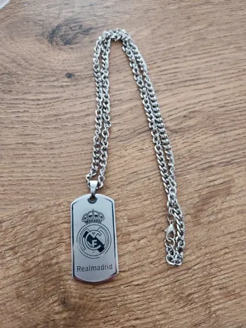 Pendentif acier Real Madrid