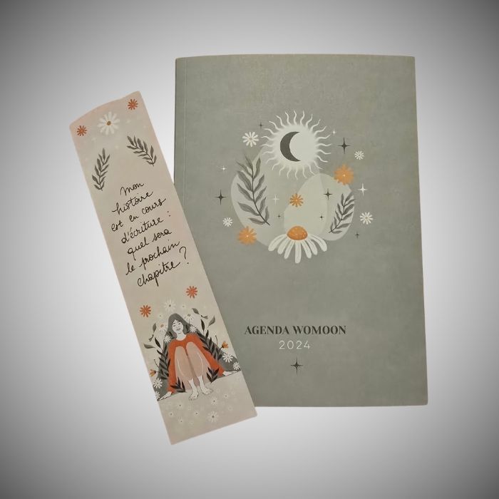 Agenda Womoon Année 2024 Neuf