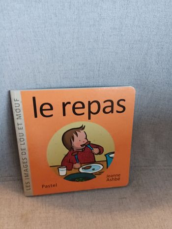 Livre imaginer école des loisirs 2 livres en 1 le repas/le soir