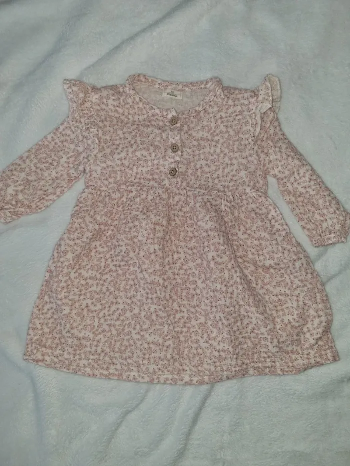 Robe manches longues taille 12 mois
