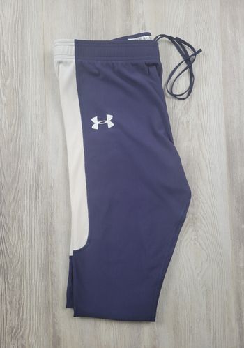 Legging Under Armour ColdGear bleu blanc M/L sport running