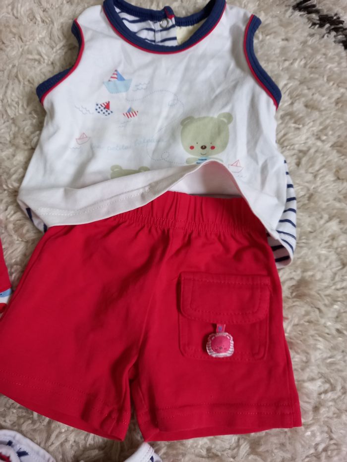 Ensemble robe short,leggings 1 mois - photo numéro 4