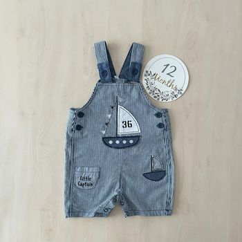 Salopette short garçon 12 mois