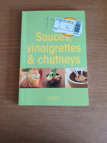 Livre sauces vinaigrettes et chutneys