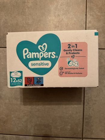 Lingettes Pampers Sensitive