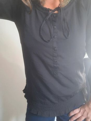 Blouse noire la redoute