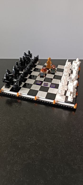 Échiquier jeu d'échecs lego harry potter 76392