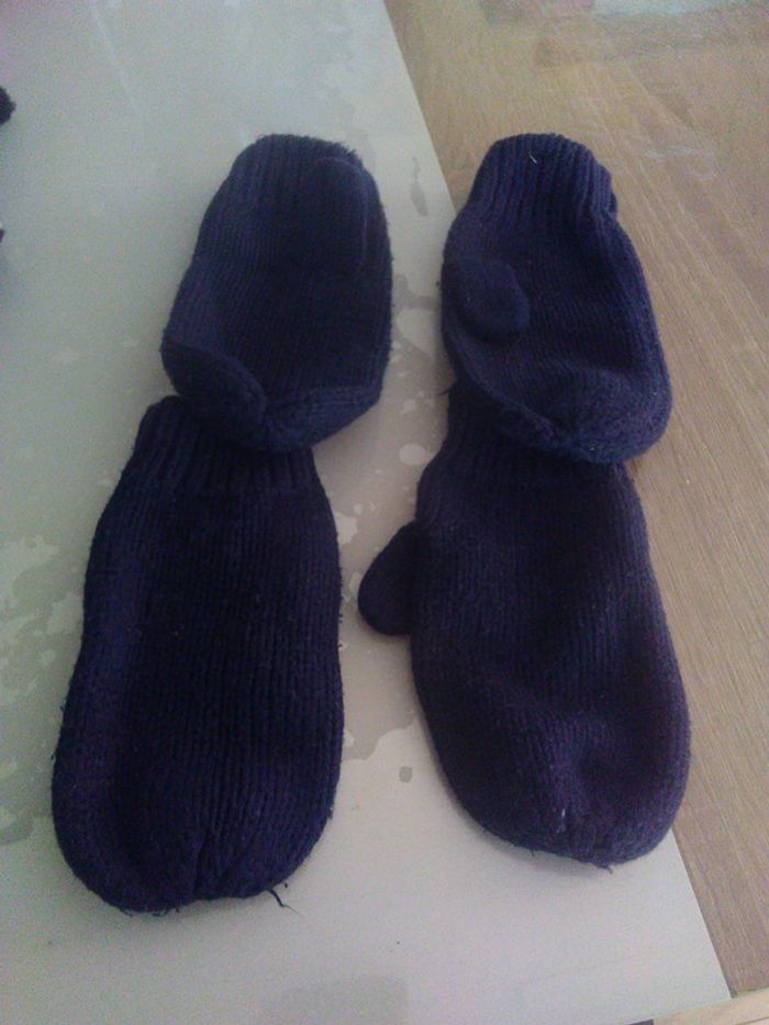 Lot de 2 paires de moufles