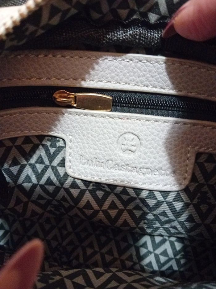 Sac Bandouillère Lulu Castagnette Gris Clair - photo numéro 9