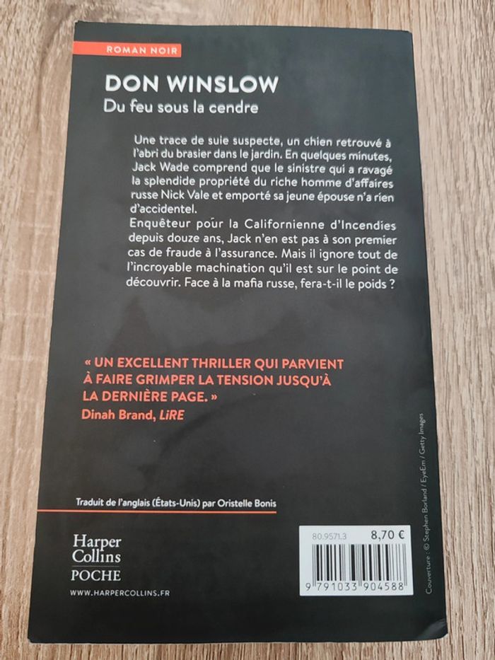 Don Winslow 🟣 Du feu sous la cendre - photo numéro 2