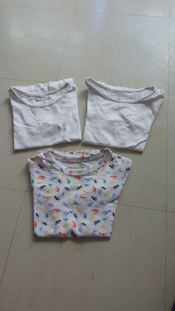 Lot de 3 maillots de corps 4 ans
