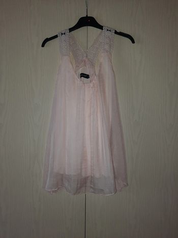 Blouse rose clair taille S