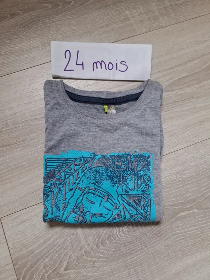 T-shirt manches longues 24 mois - photo numéro 3