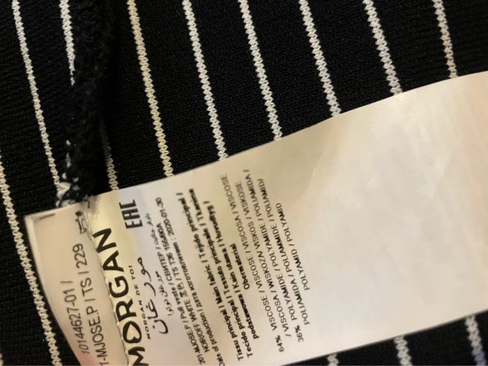 Veste noire rayures blanches Morgan - photo numéro 7