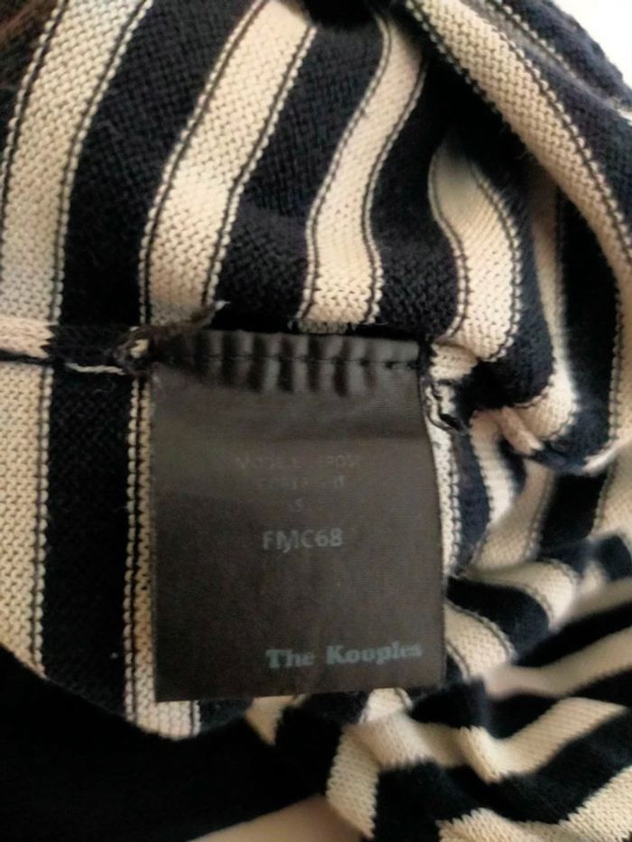 Haut femme rayé manches froncées – The Kooples – Taille S - photo numéro 8