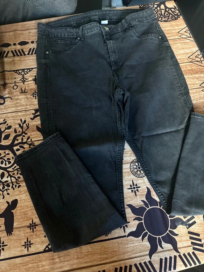 Jean jegging noir grande taille femme - photo numéro 3