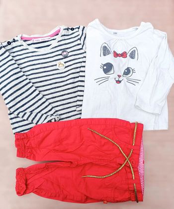 🔸Lot 3 Vêtements Fille - 24 Mois 🔸