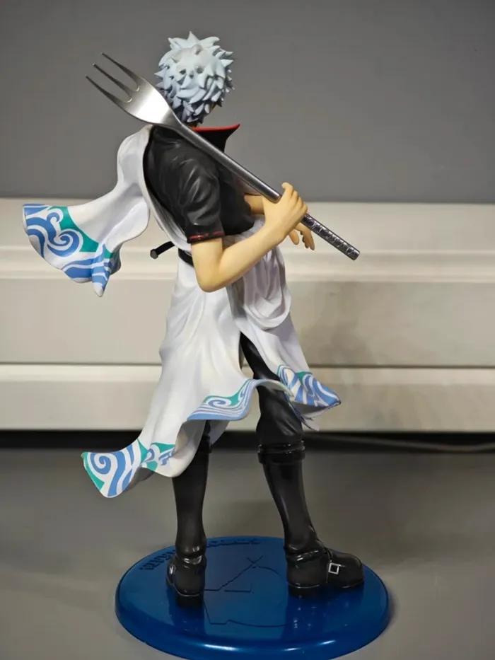 Figurine Gintama : Sakata Gintoki fourchette 21cm Megahouse sans boîte - photo numéro 3