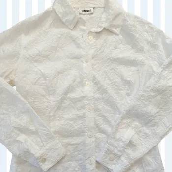 Chemise blanche effet froissé vintage Infinitif taille 3
